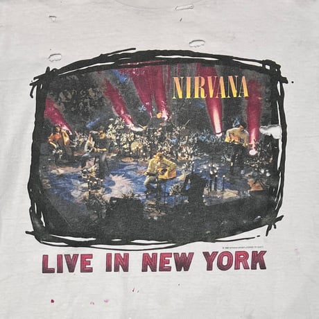 NIRVANA LIVE IN NEWYORK FITS LARGE PAINTED 9898