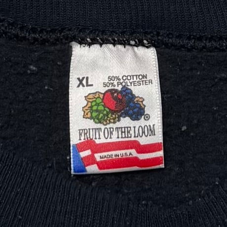 THE ROLLING STONES SPIKE TONGUE VOODOO LOUNGE Budweiser CREWNECK SWEAT FRUIT OF THE LOOM XL 8640