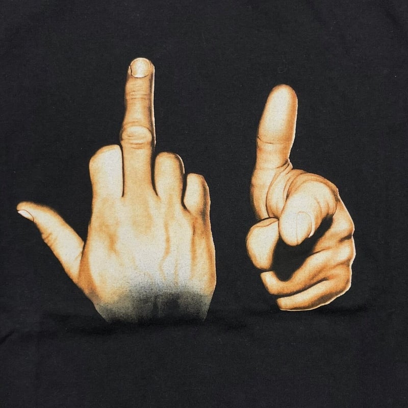 OLD & VINTAGE FUCK YOU HAND SIGN DELTA MEDIUM 2