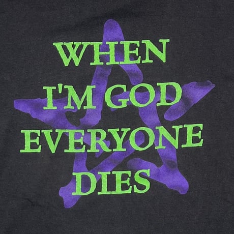 MARILYN MANSON WHEN I'M GOD EVERYONE DIE LS TULTEX XL 9904