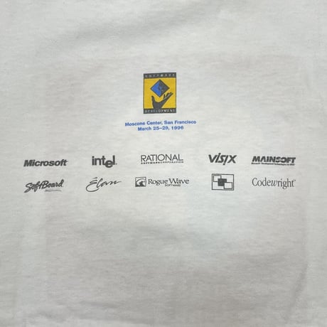SOFTWARE DEVELOPMENT 1996 BRAIN TEE WHITE ONEITA XL 1788