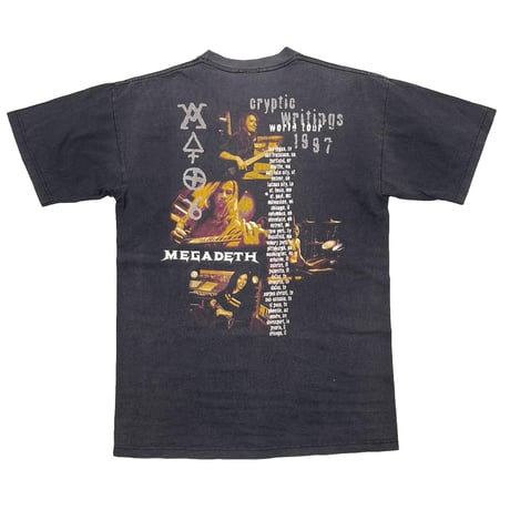 MEGADETH CRYPTICWRITINGS WORLD TOUR 1997 GIANT LARGE 9264