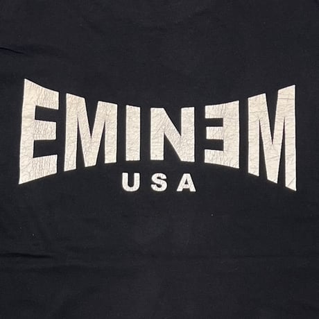 EMINEM EURO BOOTLEG BACK TEXT LOGO XL 9070