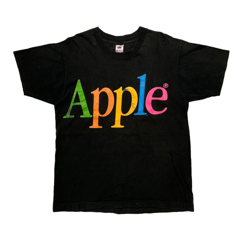 APPLE MULTI COLOR LOGO FRUIT OF THE LOOM LARGE