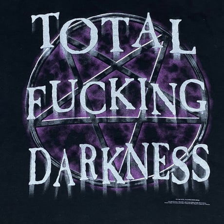 CRADLE OF FILTH 2000 TOTAL FUCKING DARKNESS TEE LARGE 500KE5778