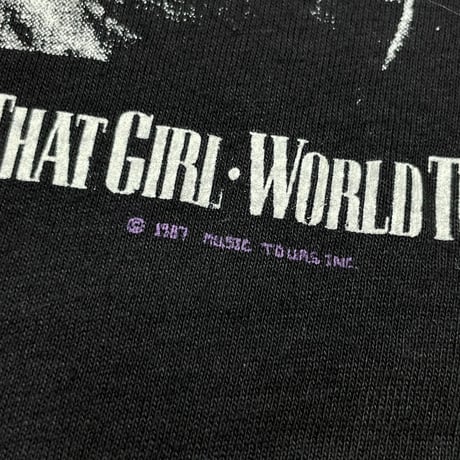 MADONNA 1987 WHO'S THAT GIRL WORLD TOUR HANES LARGE 5177