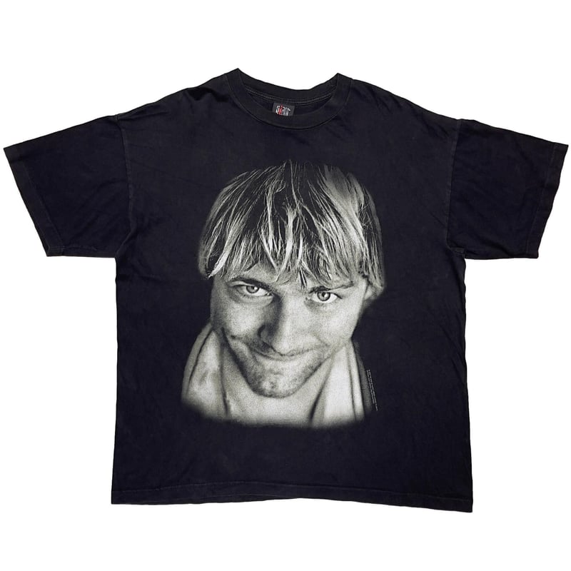 NIRVANA  COBAIN MEMORIAL FACE 追悼 VINTAGE(ヴィンテージ) 90s NIRVANA KURT COBAIN MEMORIAL FACE