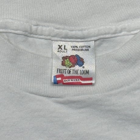 Tropicana TWISTER PORTRAIT "It violates the order of nature." WHITE FRUIT OF THE LOOM XL 1255