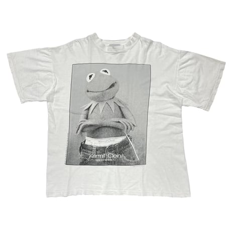 KERMIT CALVIN KLEIN PARODY WHITE LARGE 8232