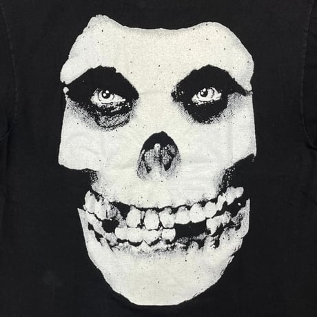 MISFITS 2001 BIG FACE SKULL DOUBLE SIDE GREEN LARGE 5290