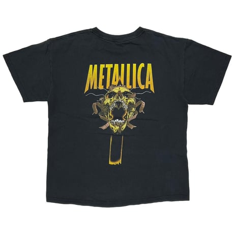 METALLICA PUSHEAD TOUR 2000 TWIN SKULL SUMMER SANITARIUM GILDAN LARGE 2443
