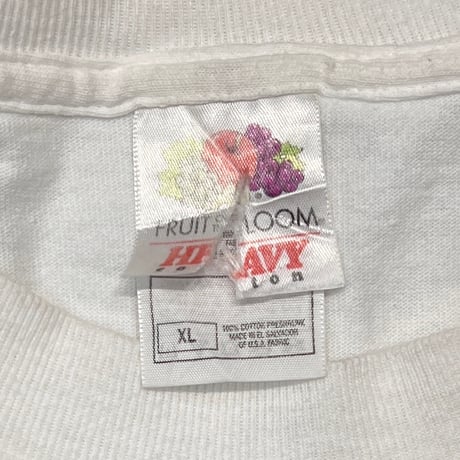 AEROSMITH SORAYAMA JUST PUSH PLAY TOUR 2001 WHITE FRUIT OF THE LOOM XL 0725