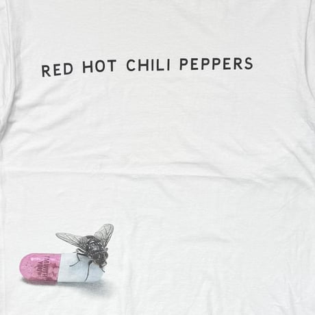 RED HOT CHILI PEPPERS I'M WITH YOU WHITE FRUIT OF THE LOOM LARGE 0916