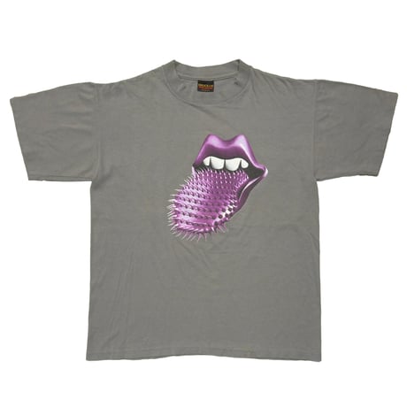 THE ROLLING STONES PURPLE SPIKE TONGUE VOODOO LOUNGE GREY BROCKUM LARGE 9999