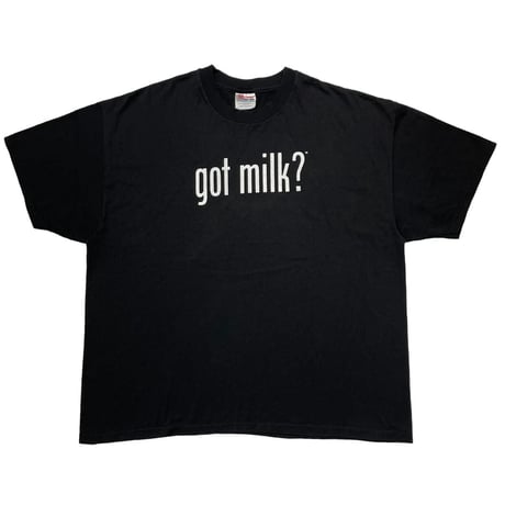 OLD & VINTAGE got milk? HANES XL 0933