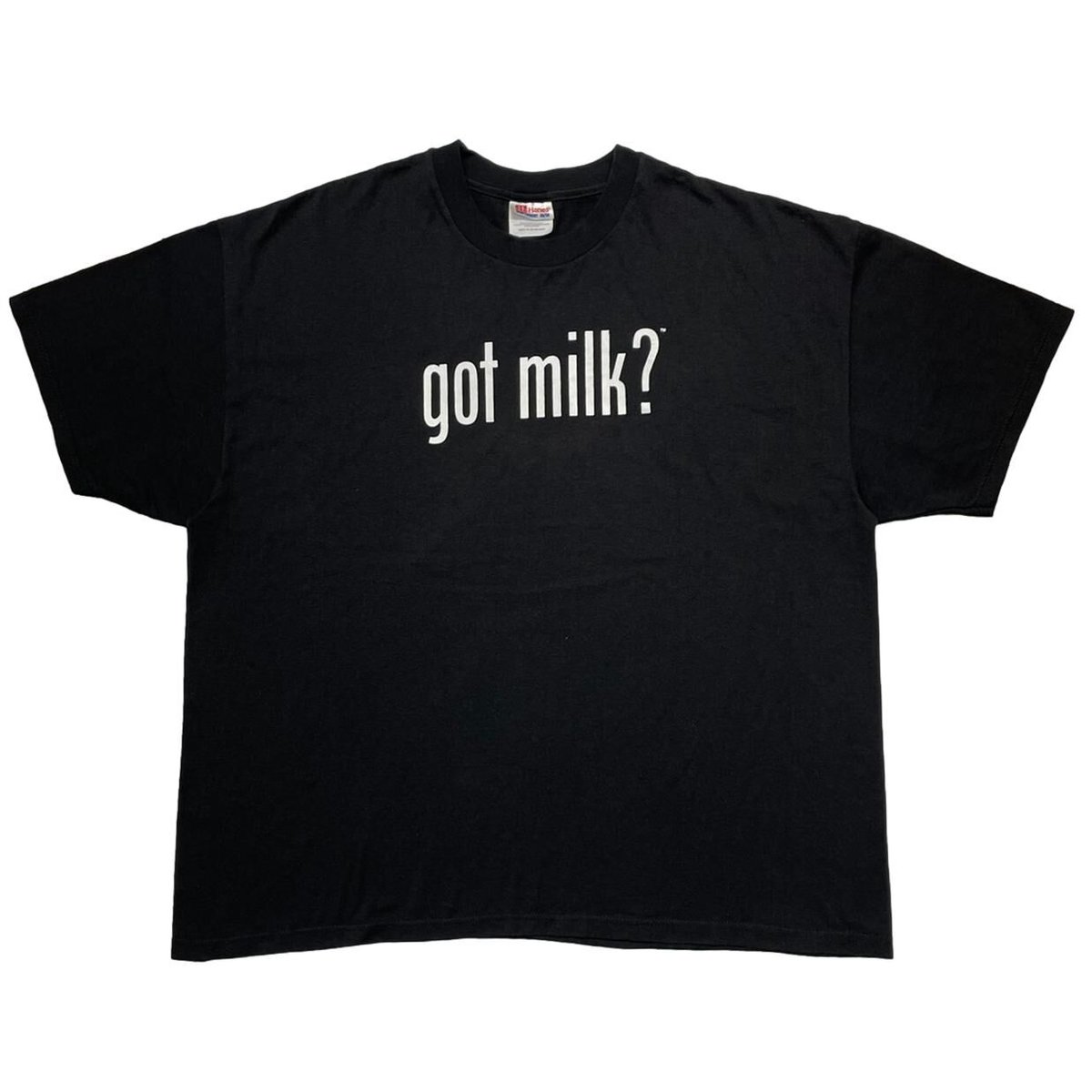 90s got milk? USA製 ビンテージTシャツ greatland 黒 90s got milk? USA製 ビンテージTシャツ greatland 黒