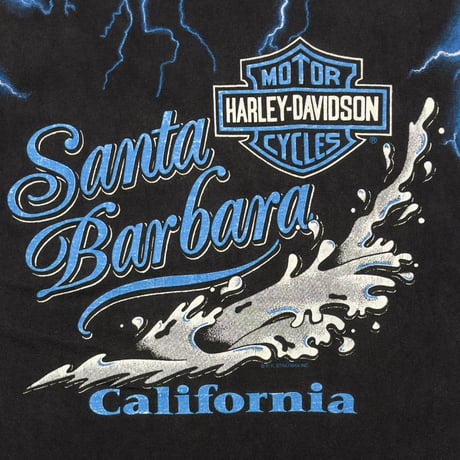 HARLEY DAVIDSON BLUE THUNDER OVP EMBLEM CALIFORNIA SINGLE 90S XL 9120