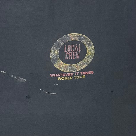 GUNS N' ROSES LOCAL CREW WHATEVER IT TAKES WORLD TOUR BROCKUM XL 8352