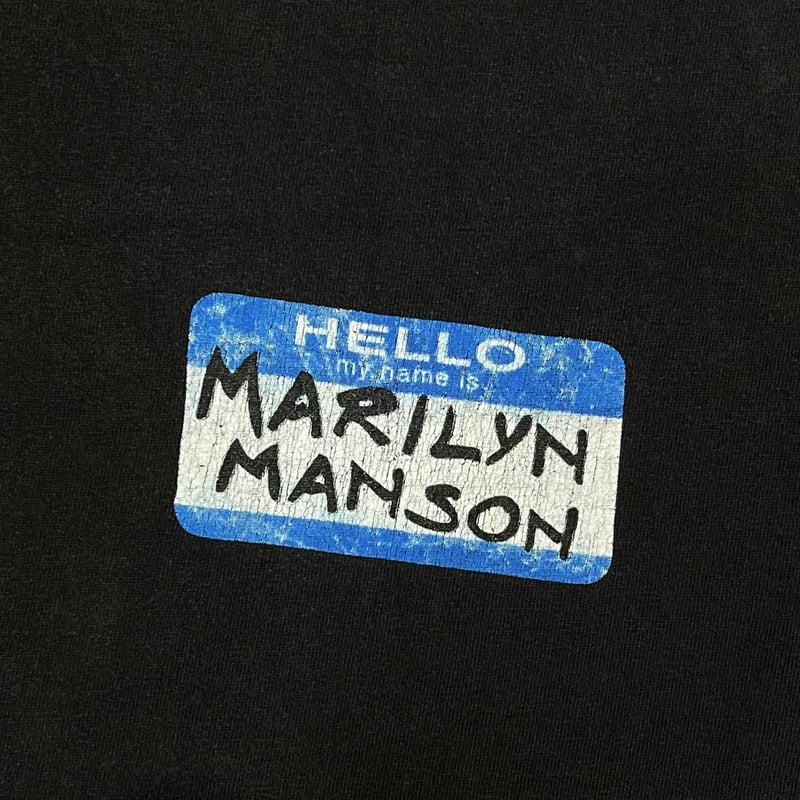 深瀬着用 MARILYN MANSON HELLO MY NAME IS MARILYN MANSON HELLO MY NAME IS FITS XL 3108 |