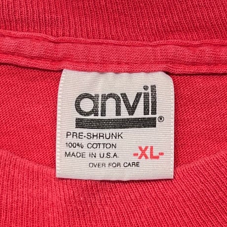 KEITH HARING ART TEE FADED RED ANVIL XL 8885