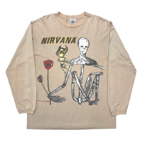 NIRVANA INCESTICIDE LS BEIGE TOP HEAVY XL 8895