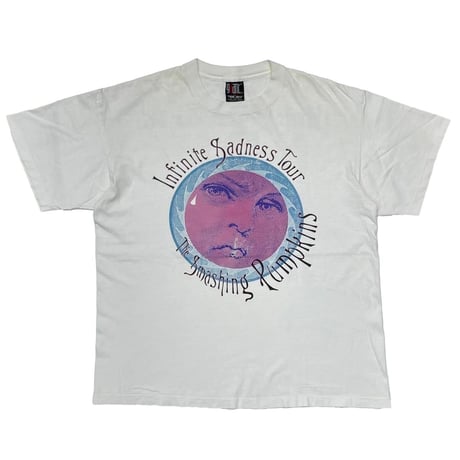 THE SMASHING PAMPKINS INFINITE SADNESS TOUR 1996 WHITE GIANT BY TEE JAYS XL 6202