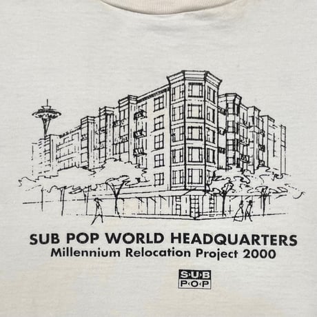 SUB POP WORLD HEADQUARTERS 2000 FRUIT OF THE LOOM XL 8457
