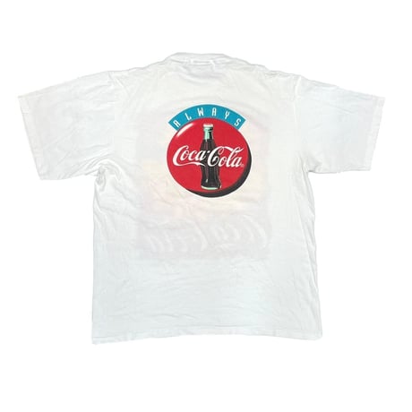 COCA-COLA BURNING SUN TEE WHITE XL 1210