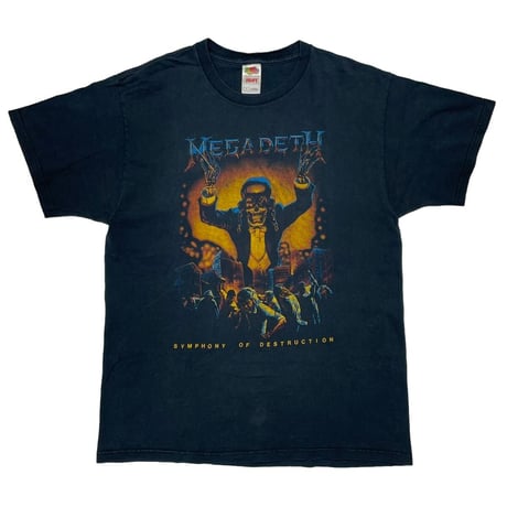 MEGADETH SYMPHONY OF DISTRUCTION FRUIT OF THE LOOM LARGE 1461