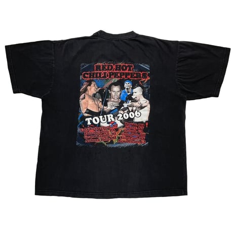 RED HOT CHILI PEPPERS TOUR 2006 BLACK XXL 3426