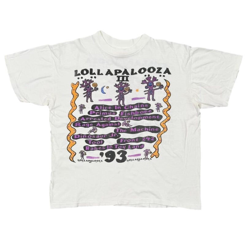 LOLLAPALOOZA '93 MUSIC FESTIVAL BOOTLEG WHITE S