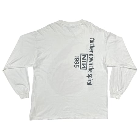 NINE INCH NAILS FURTHER DOWN THE SPIRAL WHITE HANES XL 8929
