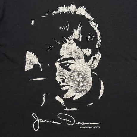 JAMES DEAN MONOCHROME FACE BLACK FRUIT OF THE LOOM XL 3207
