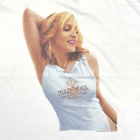 MADONNA DROWNED WORLD TOUR 2001 WHITE ALL SPORT LARGE 6437