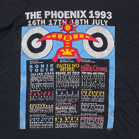 THE PHOENIX 1993 MUSIC FESTIVAL sonic youth faith no more FITS XL 4790