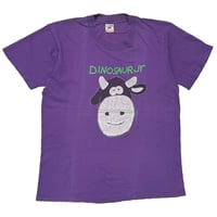 DINOSAUR Jr COW AND GORILLA PURPLE FRUIT OF THE LOOM LARGE 4917