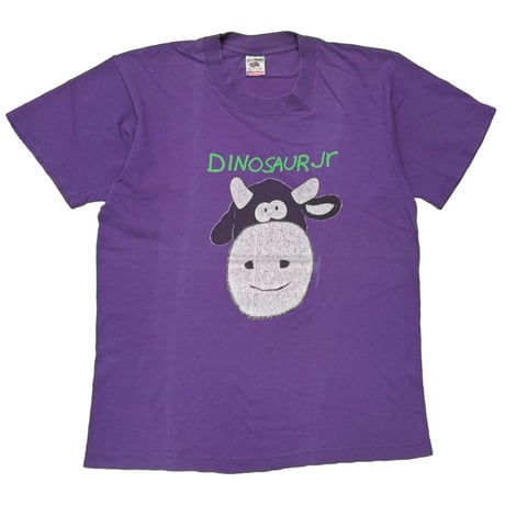 DINOSAUR Jr COW AND GORILLA PURPLE FRUIT OF THE LOOM LARGE 4917