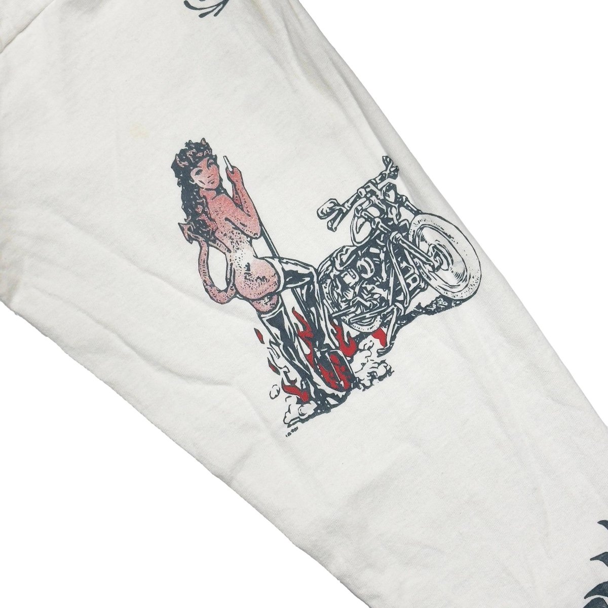 DENNIS RODMAN TATTOO LS WHITE XL 6933 | greatLA