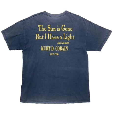 NIRVANA KURT COBAIN MTV UNPLUGGED PORTRAIT MEMORIAL FITS XL 5567