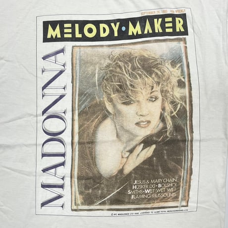 MADONNA 1990 MELODY MAKER WHITE ACME LARGE 3819