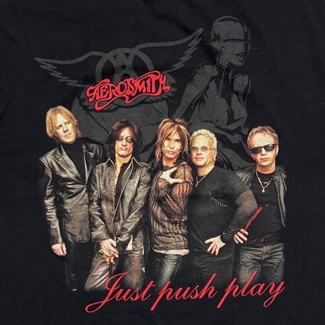 AEROSMITH DARK SORAYAMA JUST PUSH PLAY TOUR 2001 GINAT XL 0937