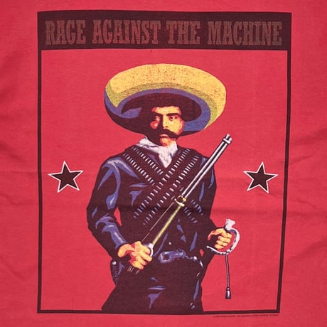 RAGE AGAINST THE MACHINE EMILIANO ZEPATA RED FITS XL 4088