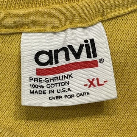 SONIC YOUTH 無敵戦隊 ソニックユース ヒステリック コミックス 1992 MUSTARD YELLOW anvil XL 8139