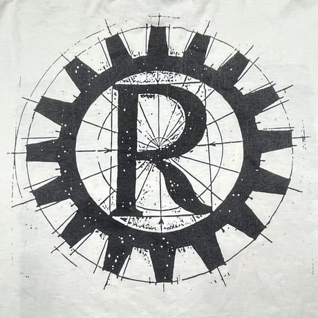 RAGE AGAINST THE MACHINE PORTRAIT LS BACK "R" WHITE SCREEN STARS XL 5853