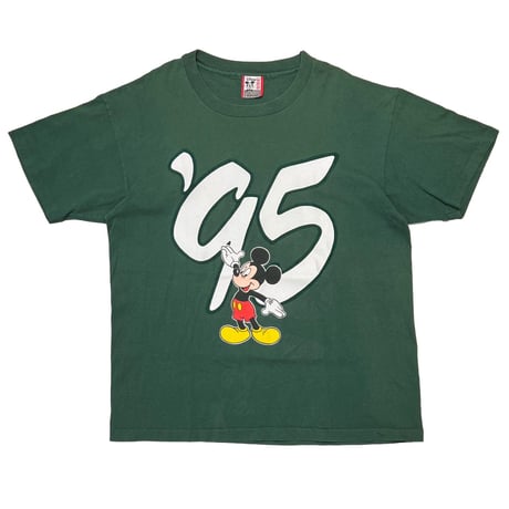 DISNEY VINTAGE 1995 Disneyland ARC LOGO GREEN L/XL 4354