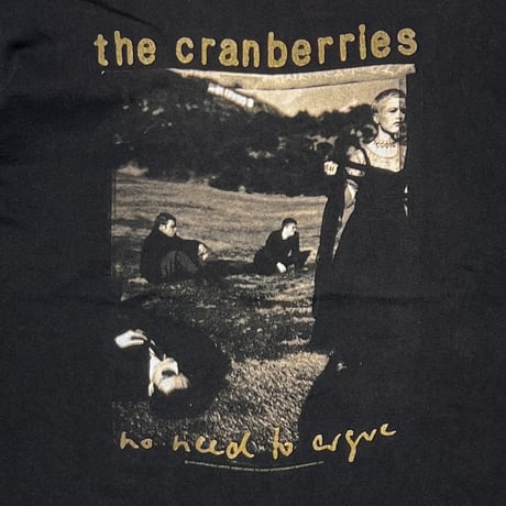THE CRANBERRIES no need to argue WORLD TOUR 1995 FRUIT OF THE LOOM XL 4834