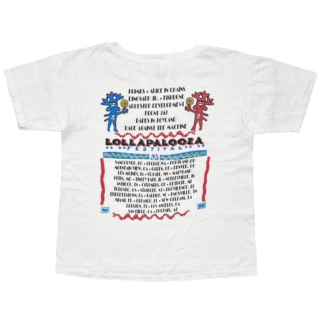 LOLLAPALOOZA ALICE IN CHANS FES 1993 DIRT WHITE XL 8596
