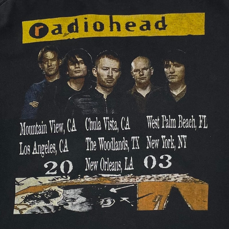 RADIOHEAD 2003 TOUR TENNESSEE RIVER LARGE 0328