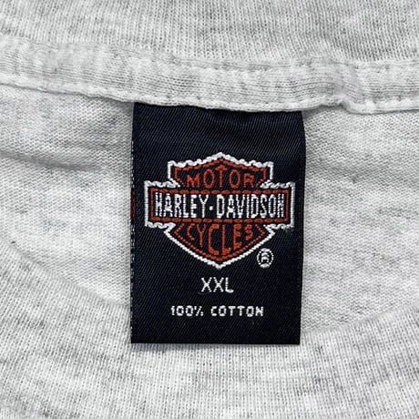 HARLEY DAVIDSON 1990 ORANGE EMBLEM ASH GREY XXL 5504