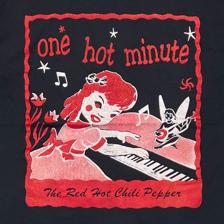 RED HOT CHILI PEPPERS ONE HOT MINUTE PIANO TOUR ’96 BOOTLEG BLACK XL 9096